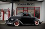 Ford DeLuxe 3-Window Custom Coupe 1936 года